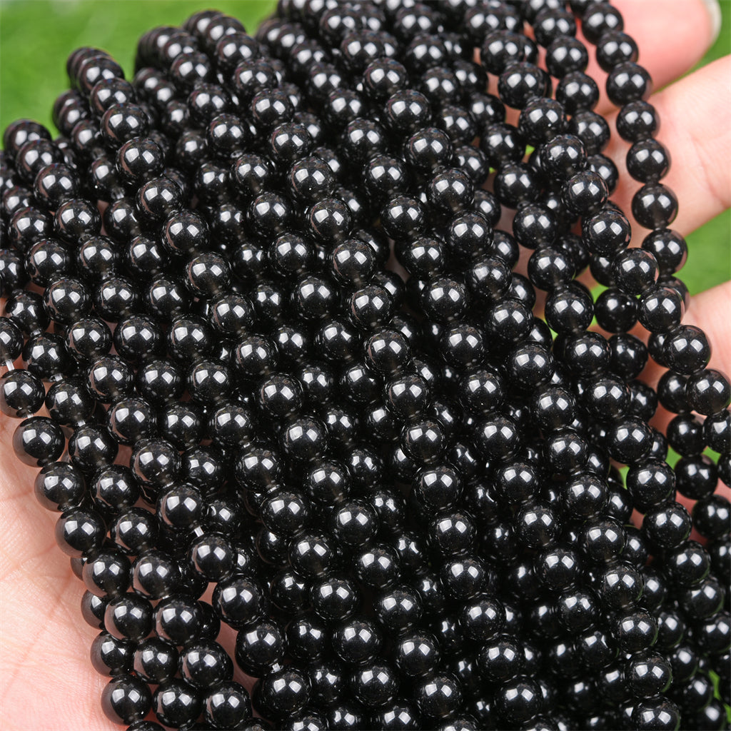 【Loose beads--Black Obsidian】