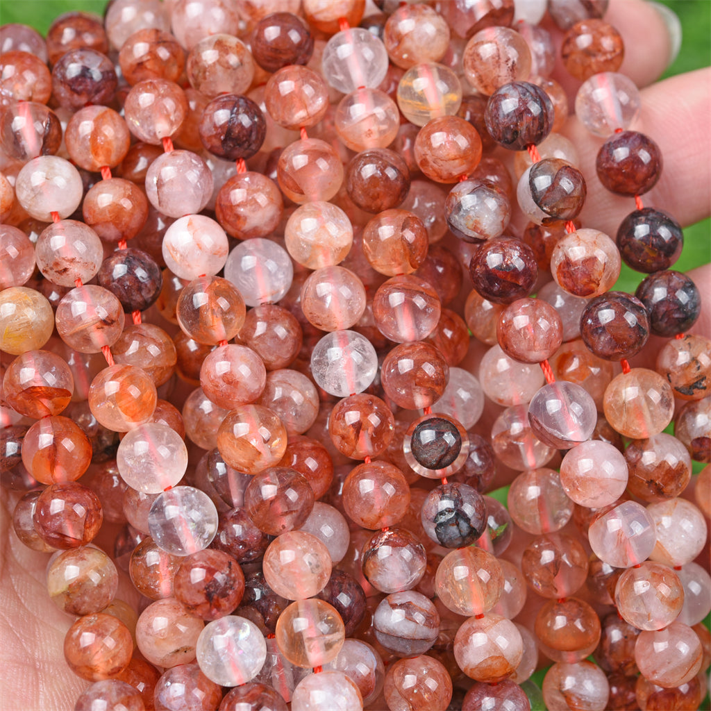 【Loose beads--Fire Quartz】