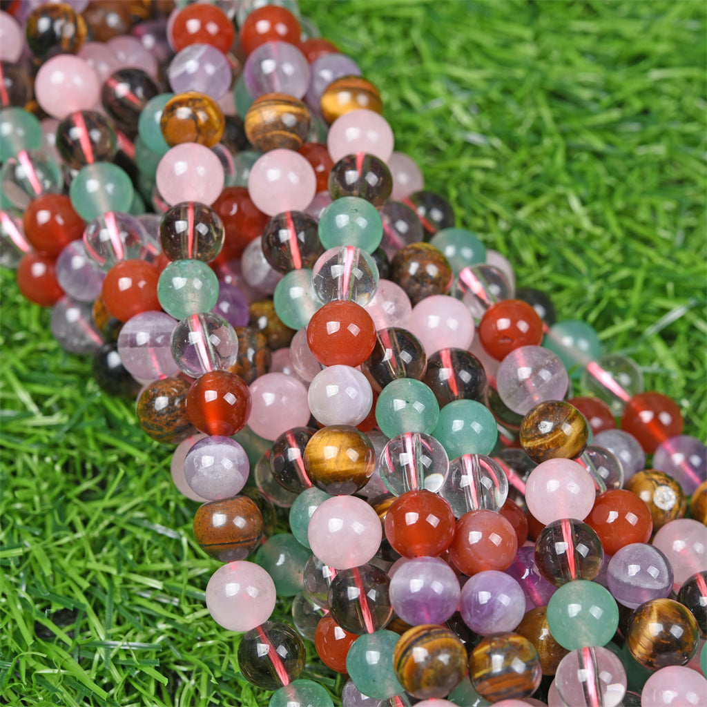 【Loose beads--Mixed Quartz】