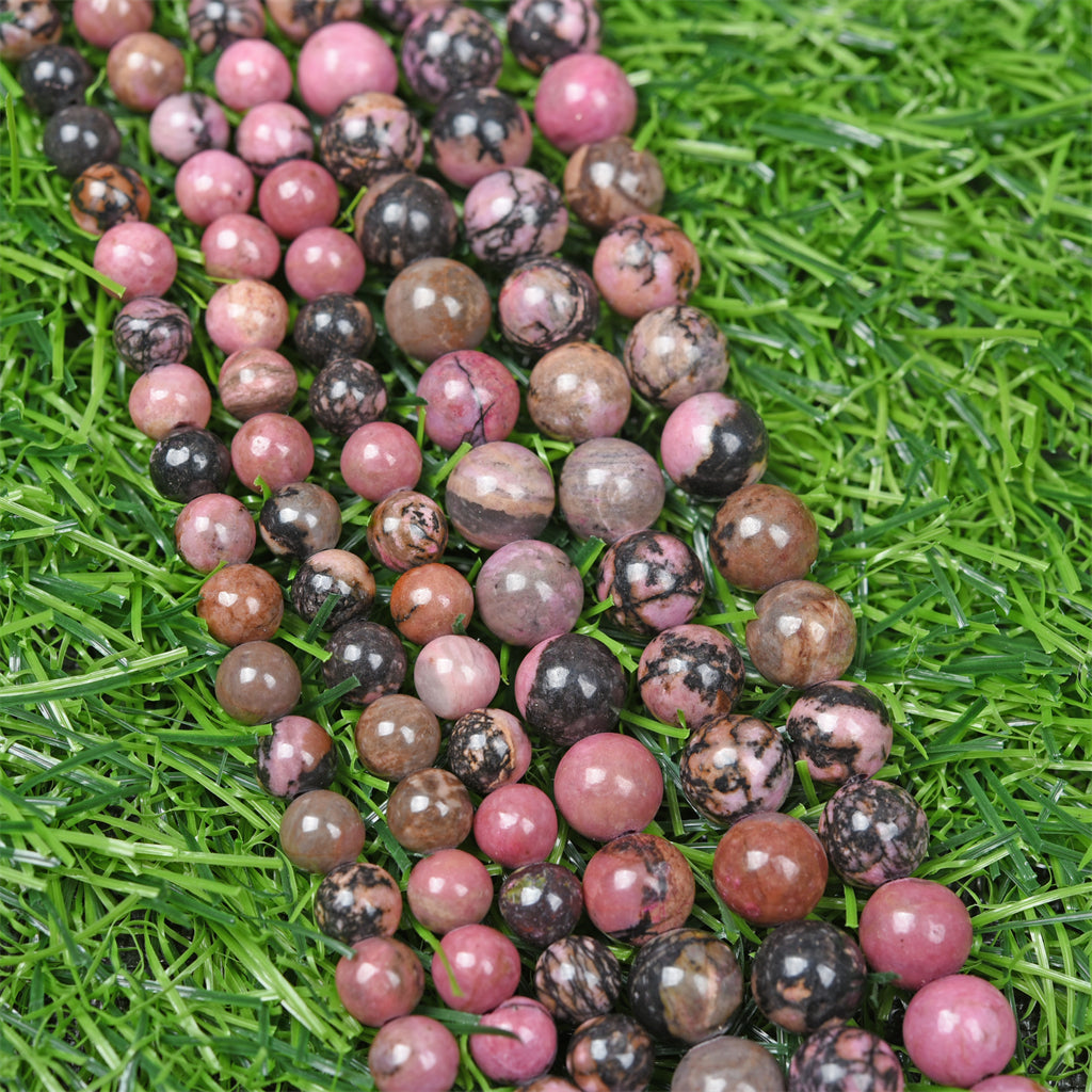 【Loose beads--Rhodonite】