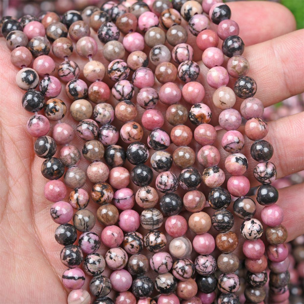 【Loose beads--Rhodonite】