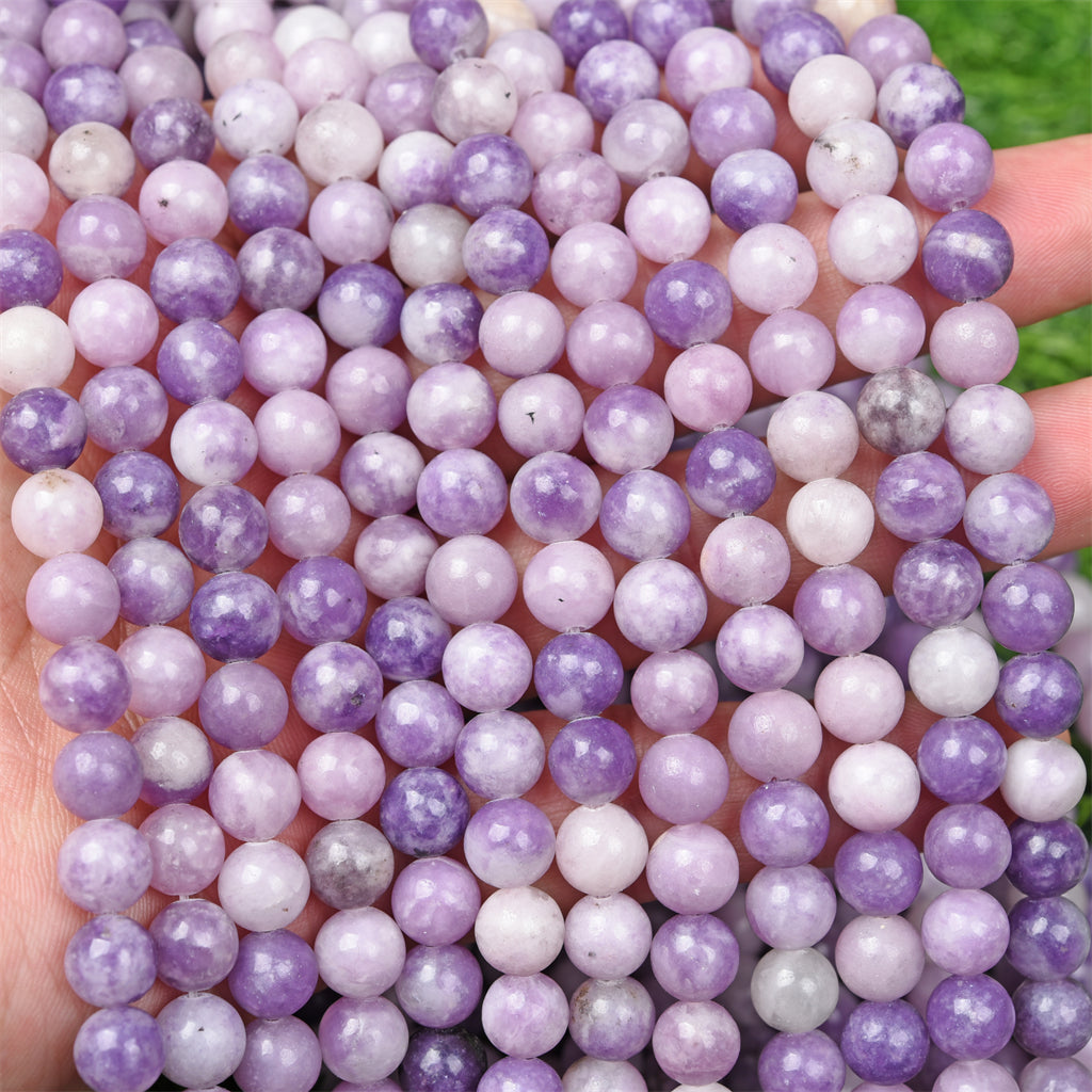 【Loose beads--Lepidolite】
