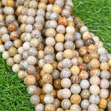 【Loose beads--Coral jade】