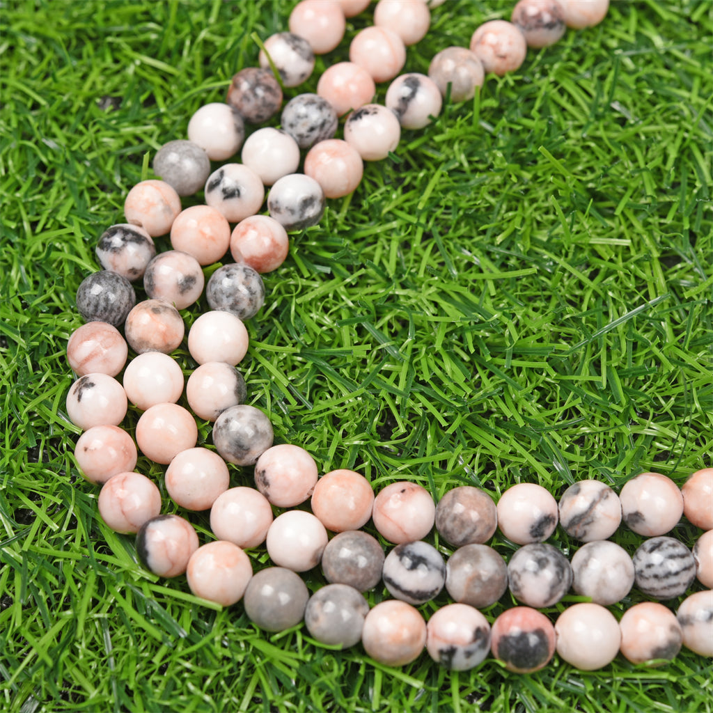 【Loose beads--Pink zebra】