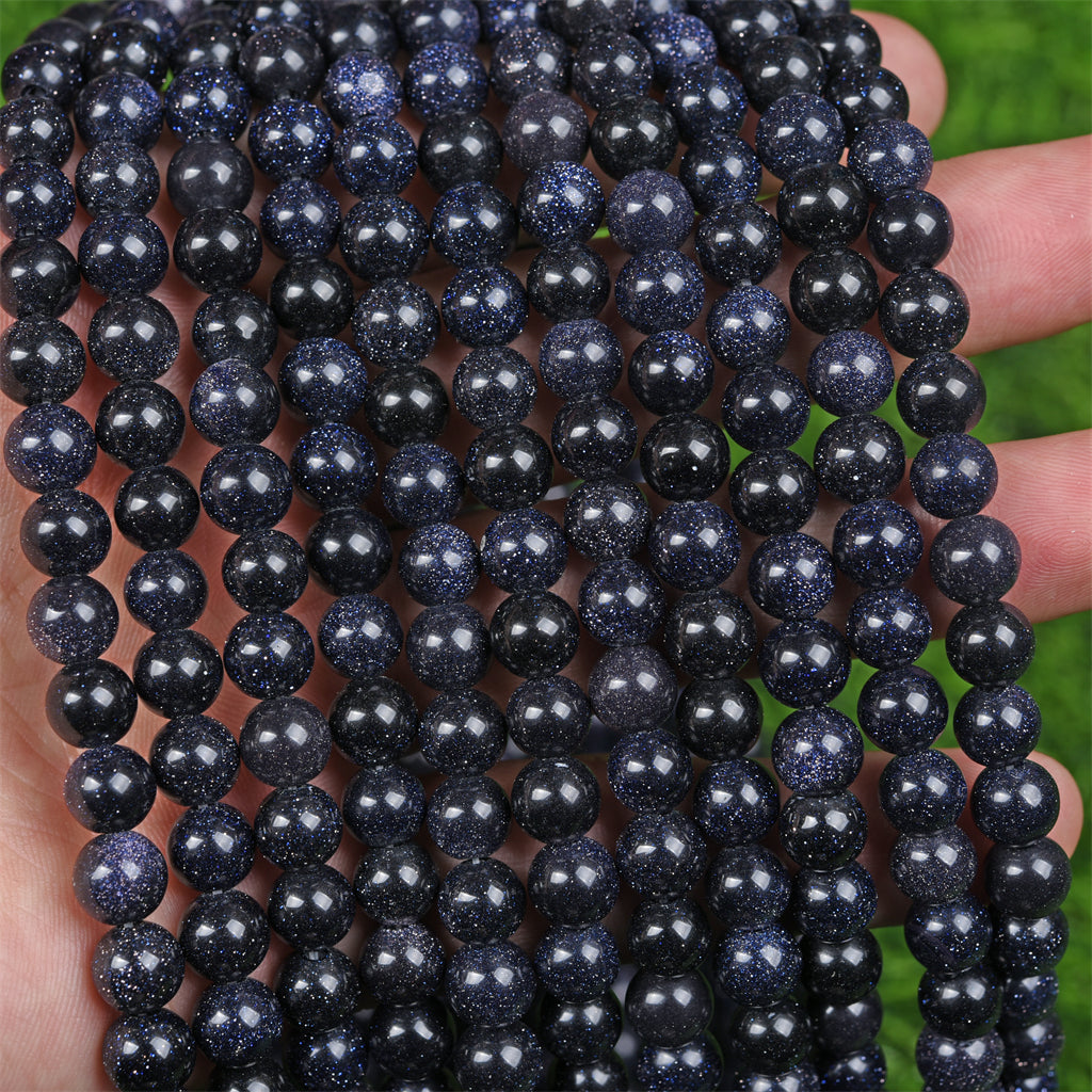 【Loose beads--Blue SandStone】