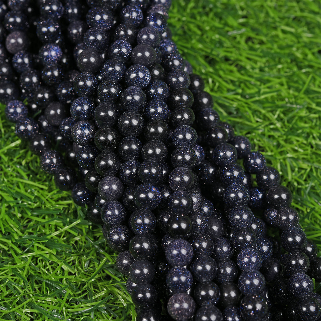 【Loose beads--Blue SandStone】
