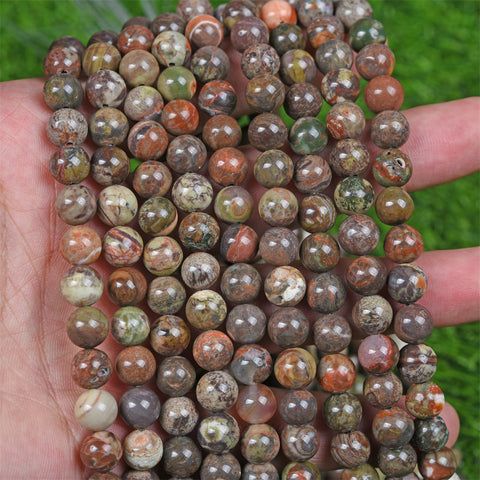 【Loose beads--Coin Agate】