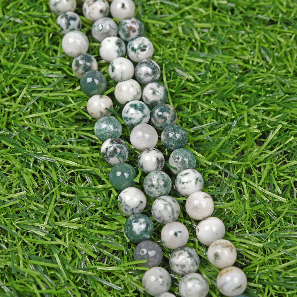 【Loose beads--Moss Agate】