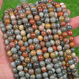 【Loose beads--Polychrome Jasper】
