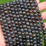 【Loose beads--Blue Tiger Eye Grade AB】