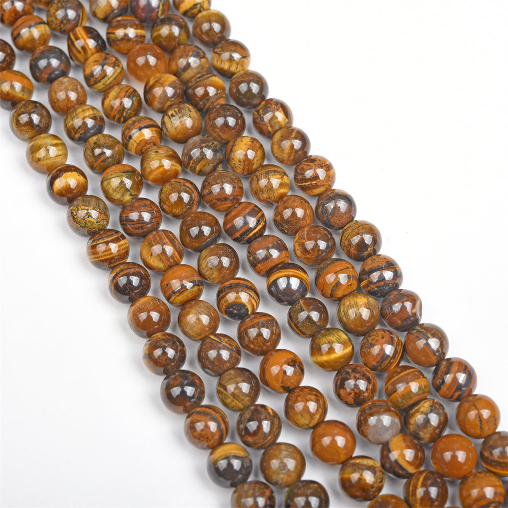 【Loose beads--Yellow tiger eye】