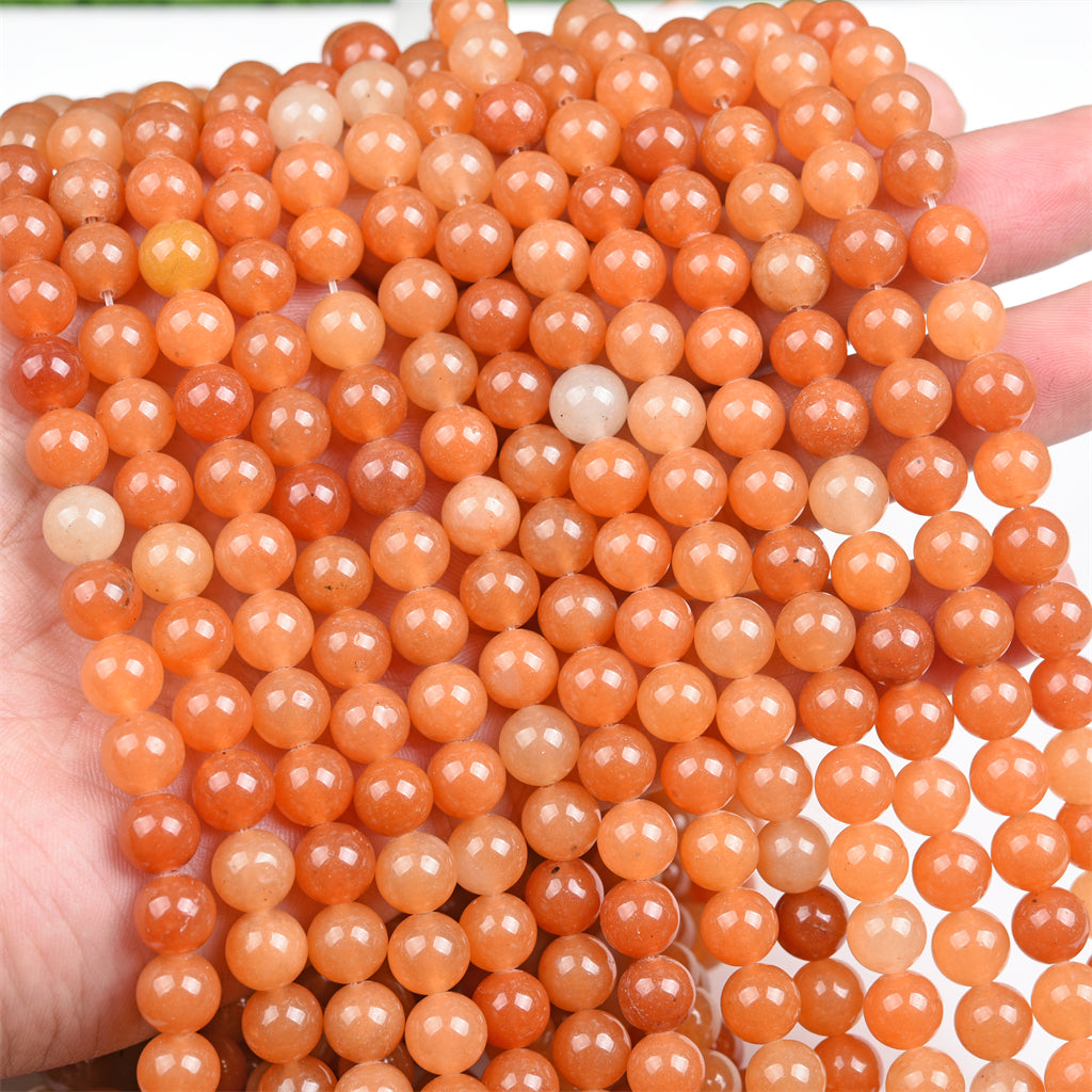 【Loose beads--Red Aventurine】