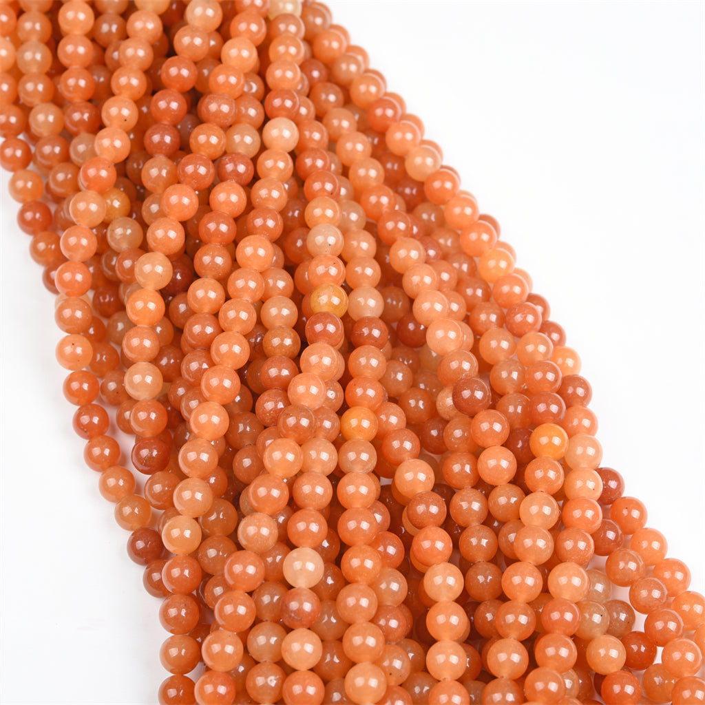 【Loose beads--Red Aventurine】