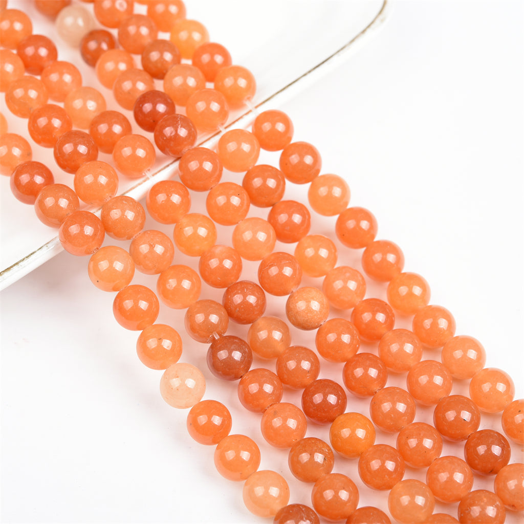 【Loose beads--Red Aventurine】