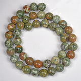 【Loose beads--Rainforest agate】