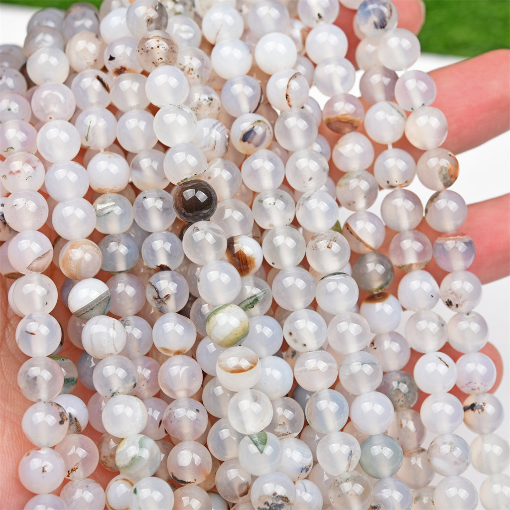 【Loose beads--Dendritic Agate】