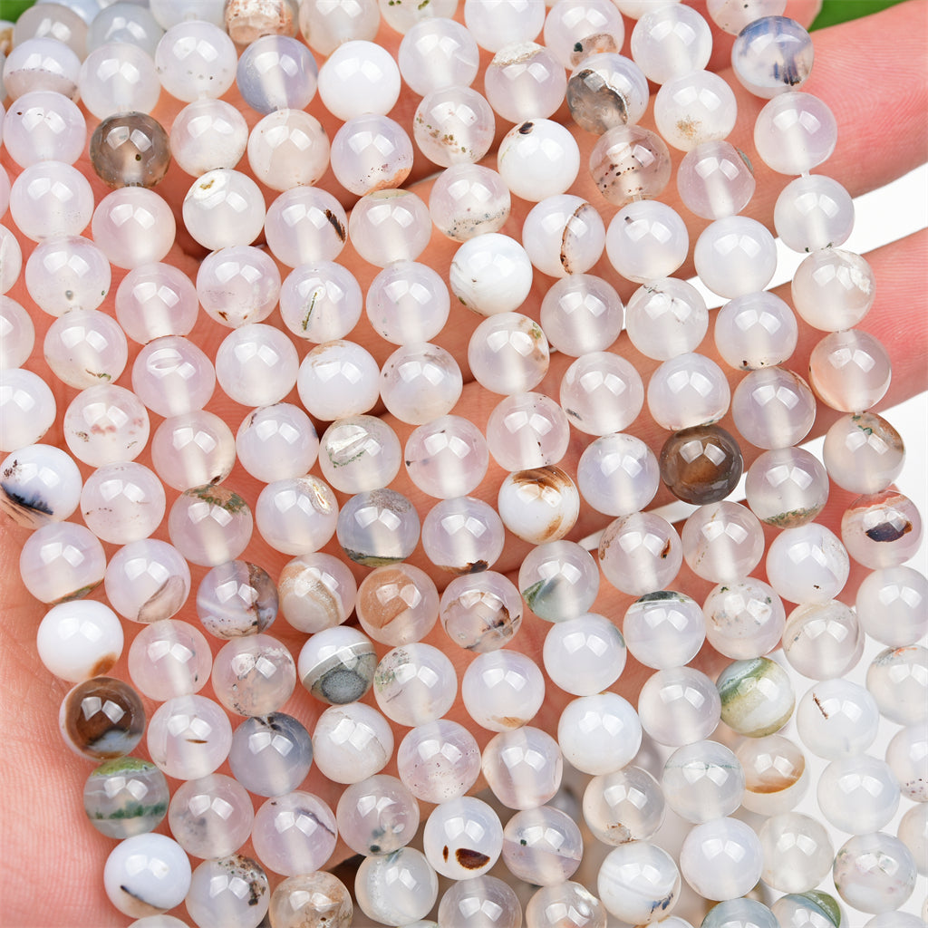 【Loose beads--Dendritic Agate】