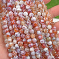 【Loose beads--Red/Blue/Black Fire Agate】