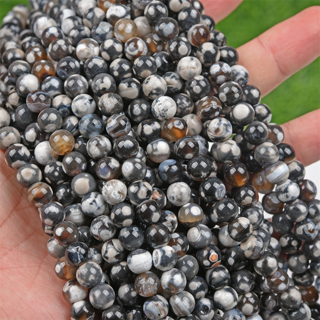 【Loose beads--Red/Blue/Black Fire Agate】