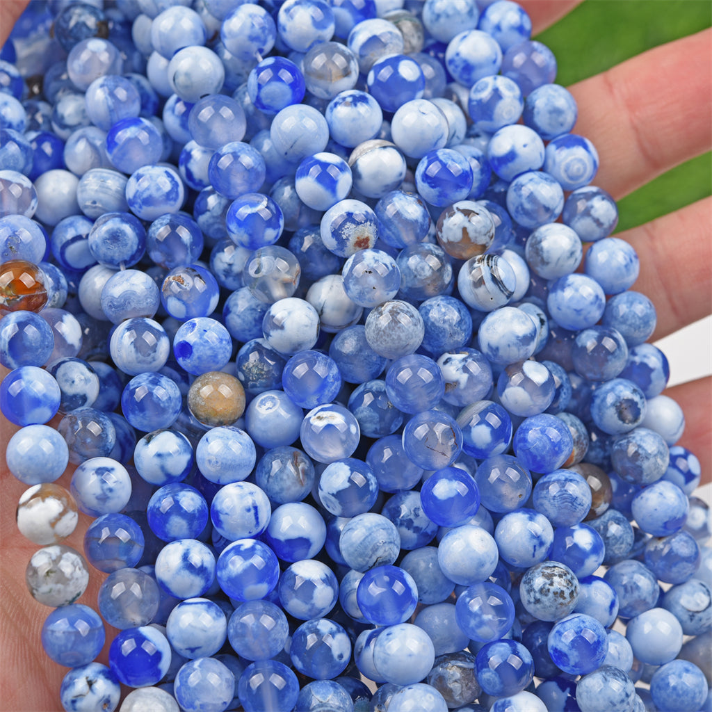 【Loose beads--Red/Blue/Black Fire Agate】