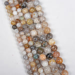 【Loose beads--Bamboo Agate】