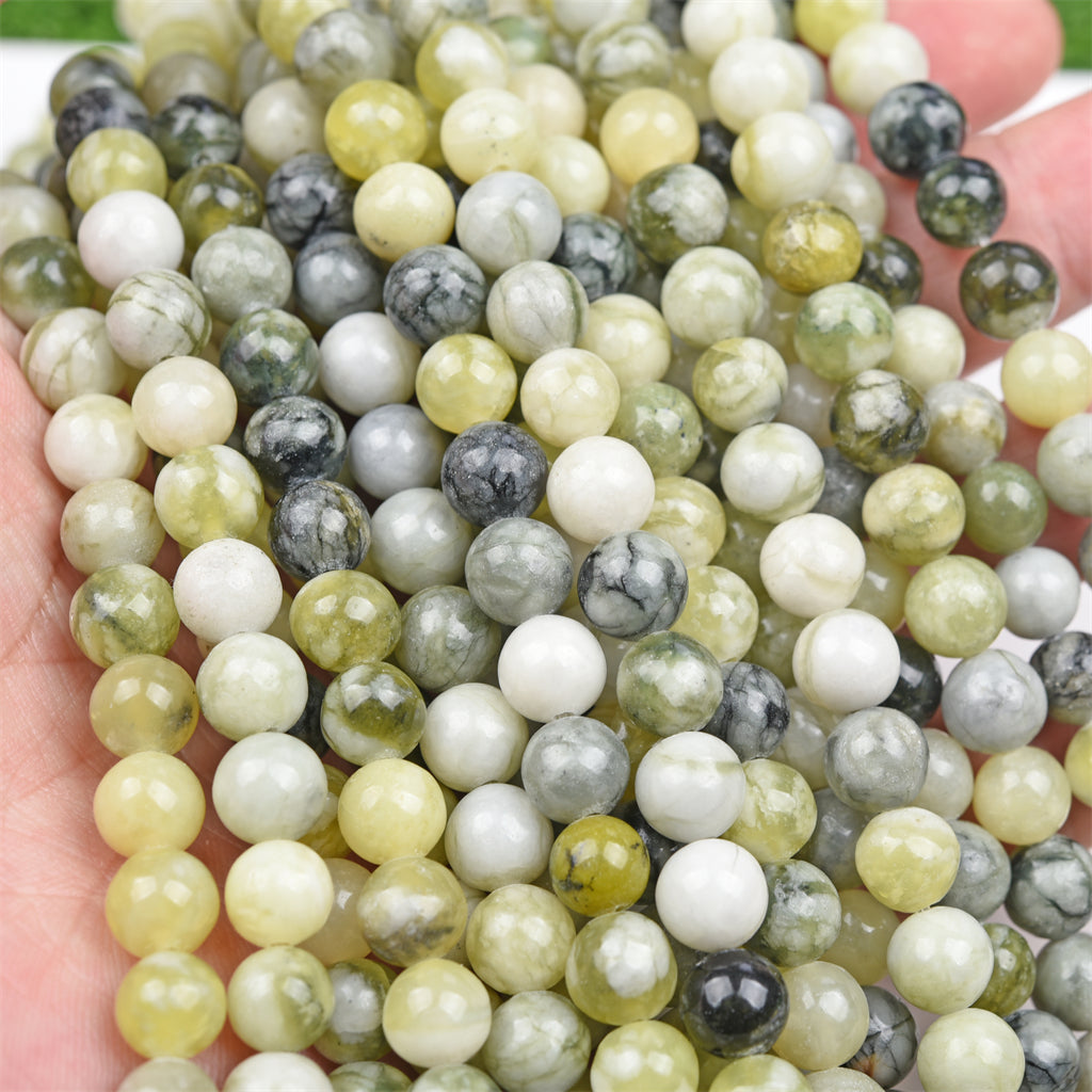 【Loose beads--Olive Jade】
