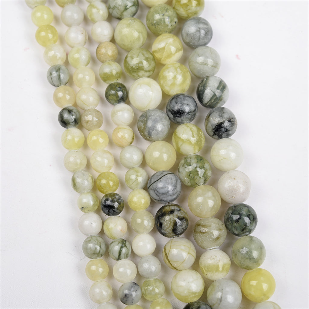 【Loose beads--Olive Jade】