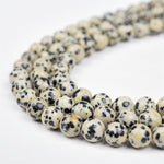 【Loose beads--Dalmatian jasper】