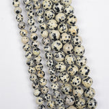 【Loose beads--Dalmatian jasper】