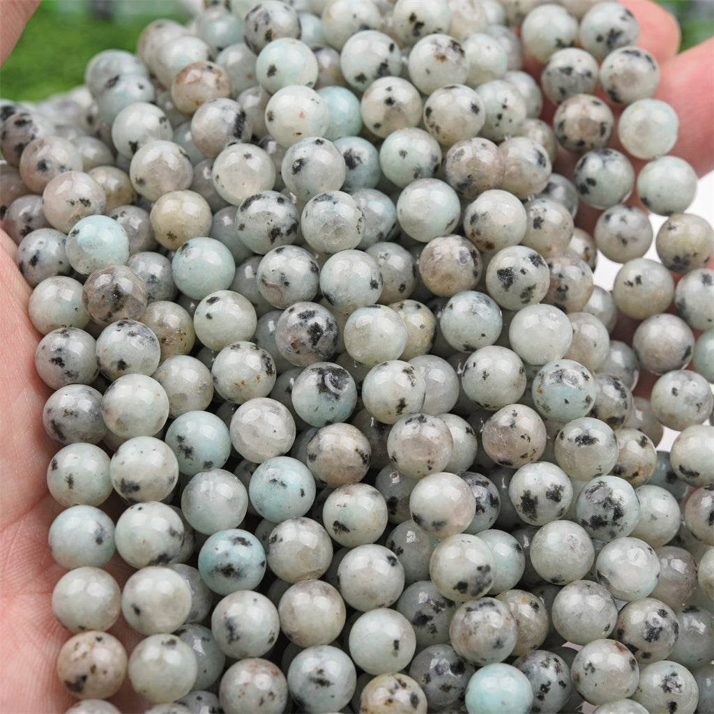 【Loose beads--Kiwi Jasper】