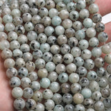 【Loose beads--Kiwi Jasper】