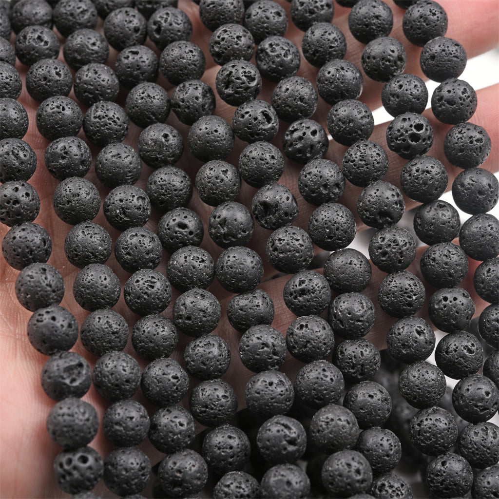 【Loose beads--Volcanic Stone】