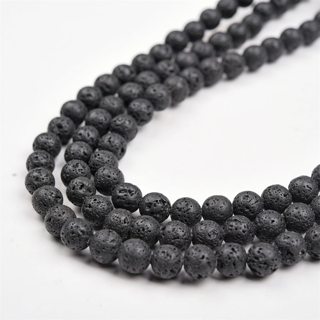 【Loose beads--Volcanic Stone】