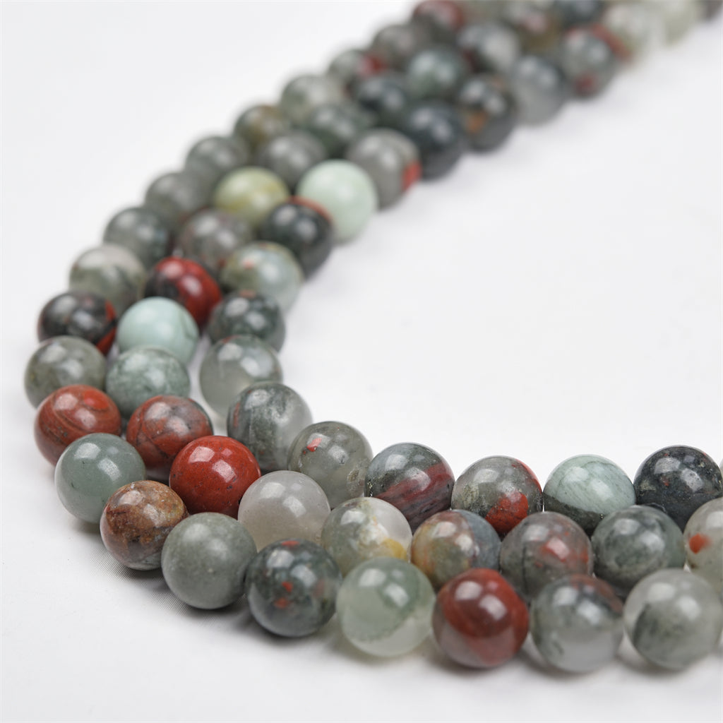 【Loose beads--Africa Blood Stone】