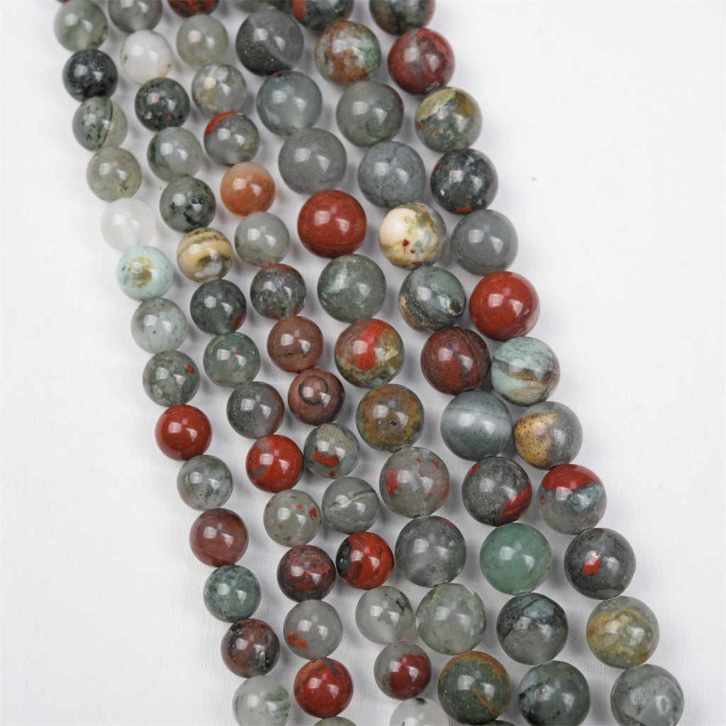 【Loose beads--Africa Blood Stone】