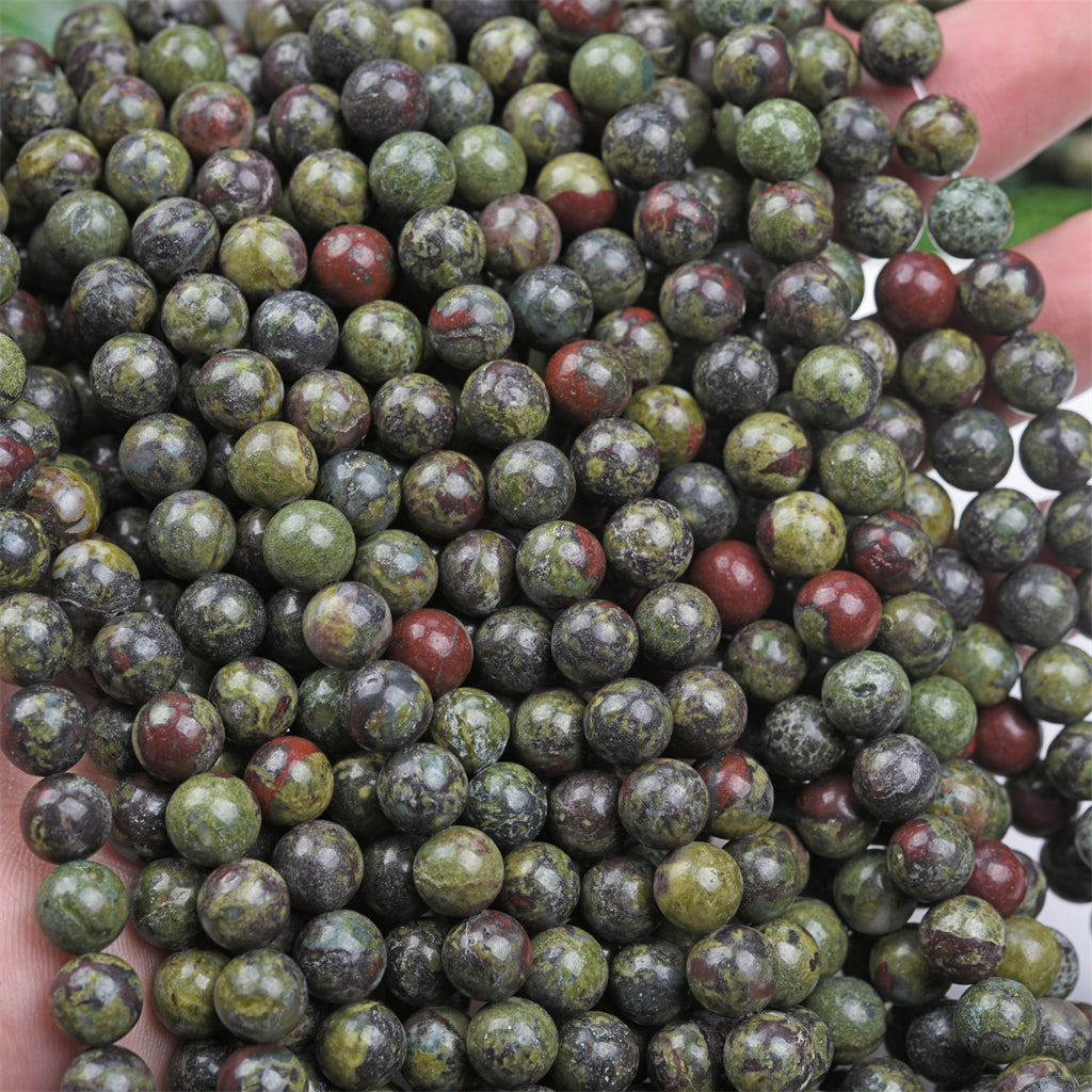 【Loose beads--Dragon Blood Stone】