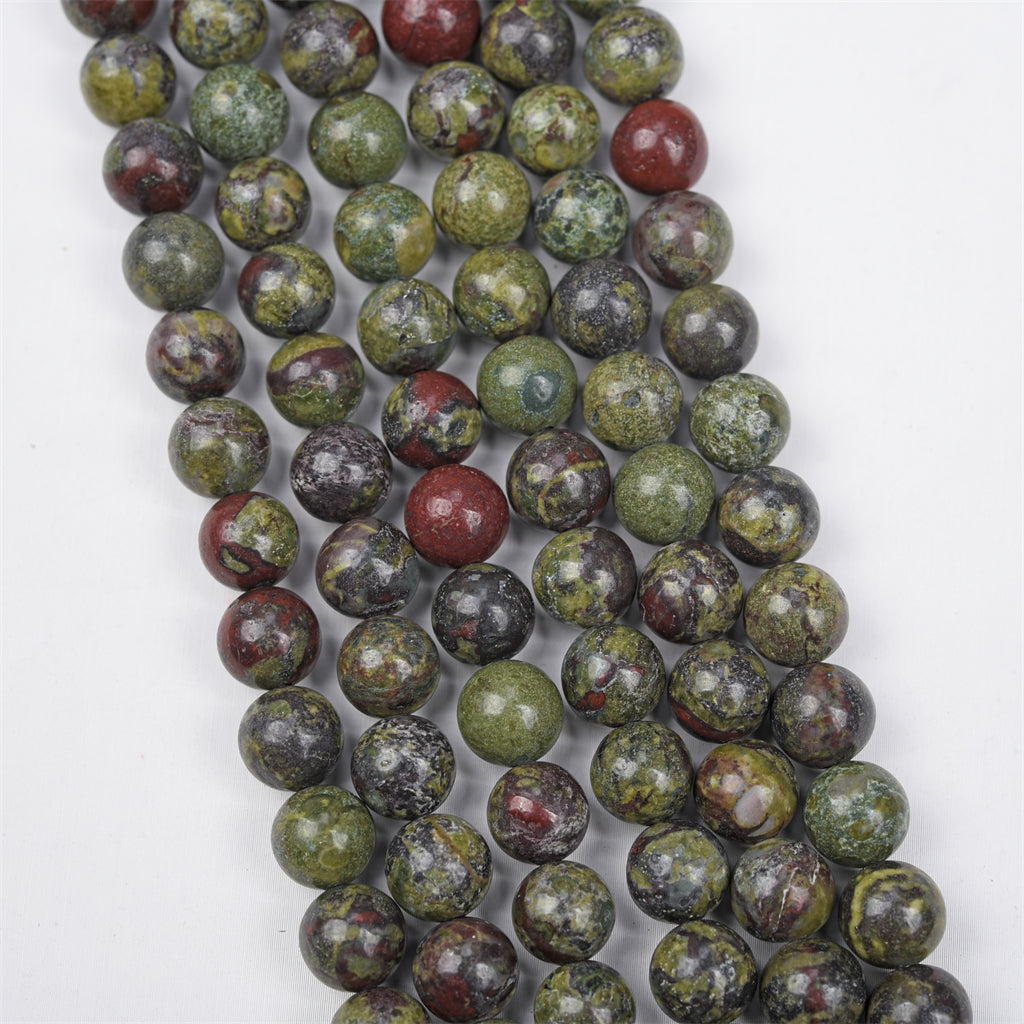 【Loose beads--Dragon Blood Stone】