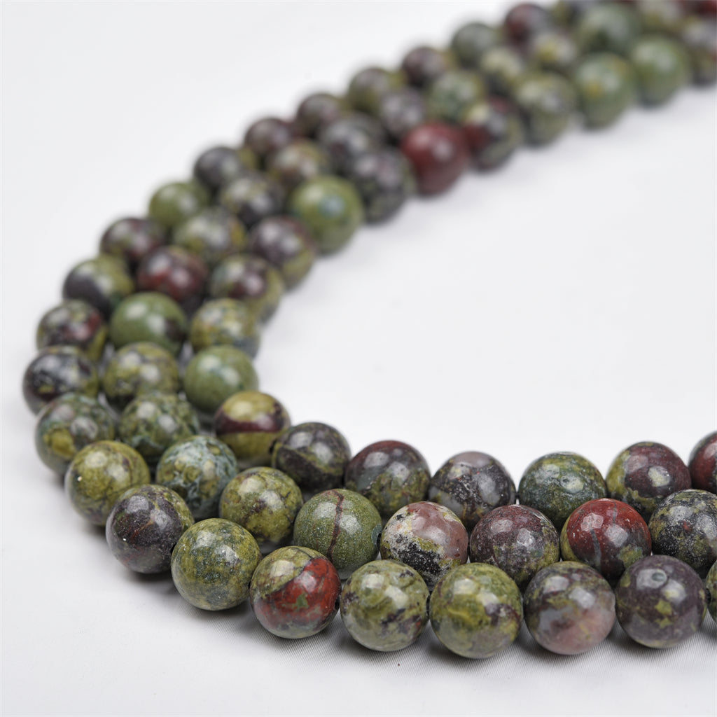 【Loose beads--Dragon Blood Stone】