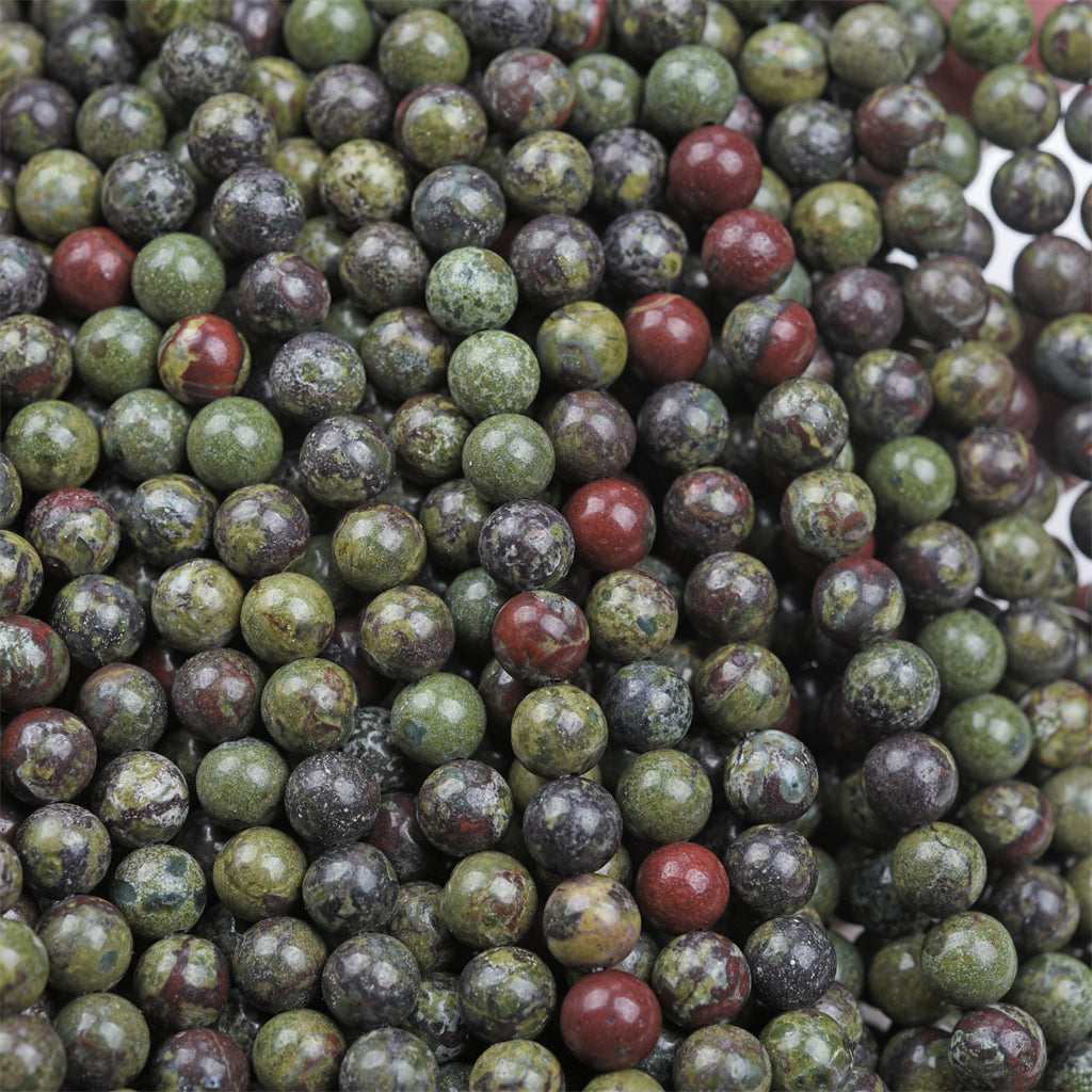 【Loose beads--Dragon Blood Stone】