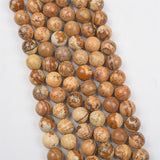 【Loose beads--Yellow Pic Stone】