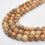 【Loose beads--Yellow Pic Stone】