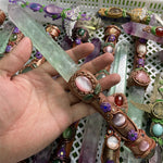 handmade nature quartz point wands