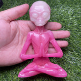 5.5 inch luminous alien carving