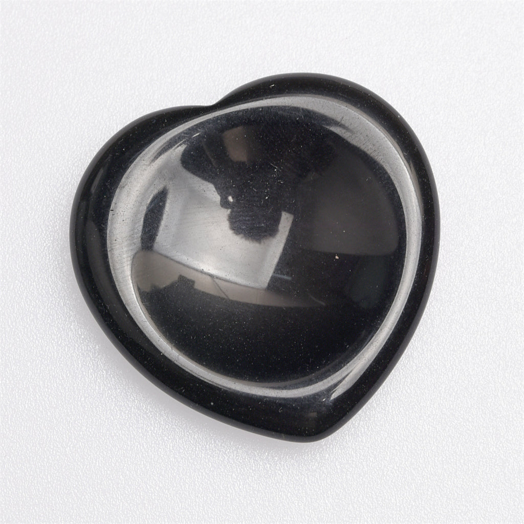 【Worry Stone - heart shape】 Thumb Healing Crystals Palm Stone Used for Relaxation Anxiety Relief